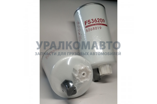 Фильтр топливный сепаратор с датчиком воды и сливным клапаном 12V дв. ISF